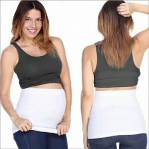 La-Reve Maternity Belly Band Pregnancy Seamless Waistband